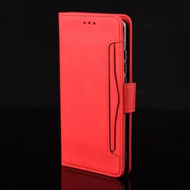 SKALO Motorola Moto G22 6-lokeroa Lompakkokotelo - Punainen