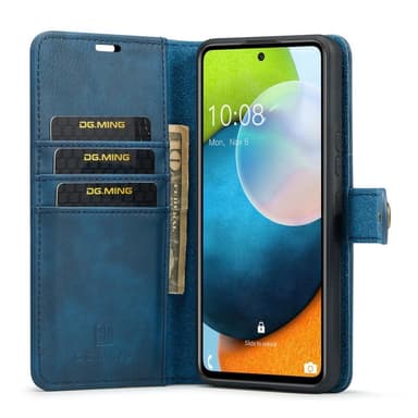 DG MING Samsung A53 5G 2-in-1 magneetti lompakkokotelo - Sininen