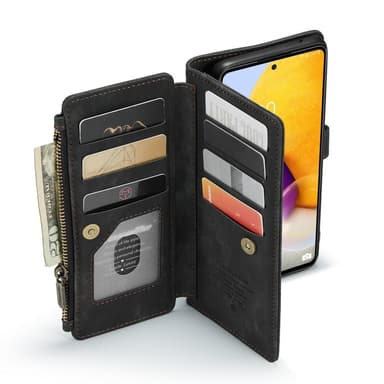 CaseMe Samsung A13 4G CaseMe Big Wallet Lompakkokotelo - Musta