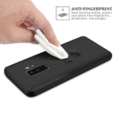 SKALO Samsung S9 Plus Ultraohut TPU-kuori - Musta