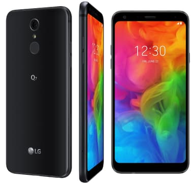 LG Q7 älypuhelin (musta)