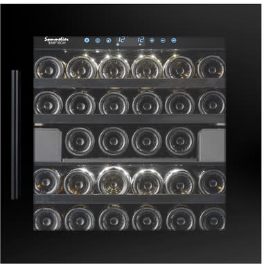 Temptech Sommelier viinikaappi SOMZ60DB (musta)