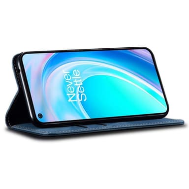 SKALO OnePlus Nord CE 2 Lite 5G Jeans Lompakkokotelo - Sininen
