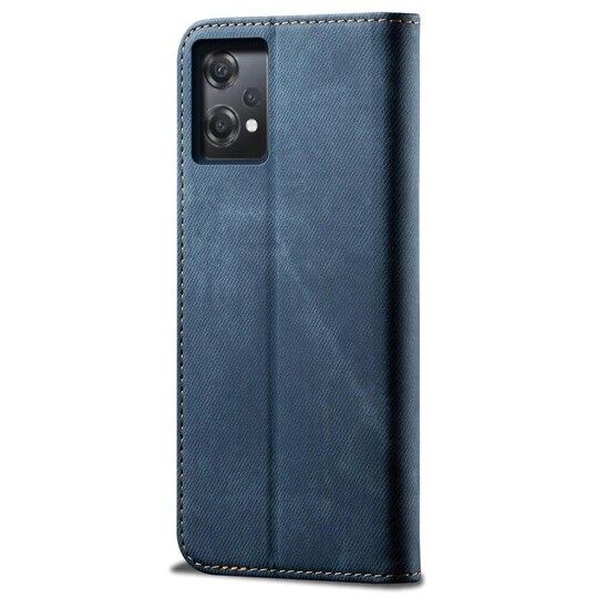 SKALO OnePlus Nord CE 2 Lite 5G Jeans Lompakkokotelo - Sininen