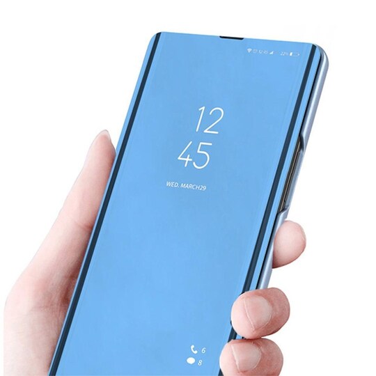 SKALO Xiaomi Redmi 10C Clear View Mirror Lompakko - Hopea