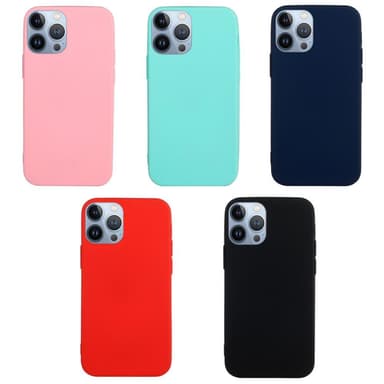 SKALO iPhone 14 Pro Max Ultraohut TPU-kuori - Pinkki