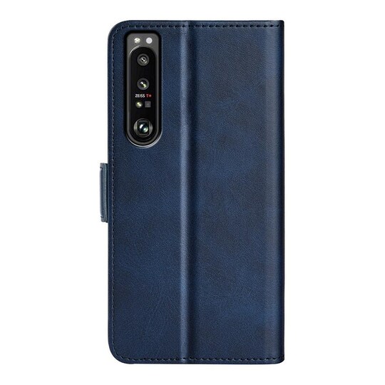 SKALO Sony Xperia 1 IV Premium Wallet Lompakkokotelo - Sininen