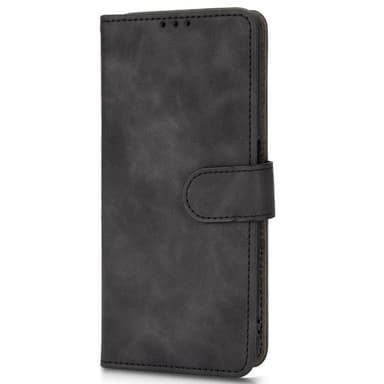 SKALO OnePlus Nord CE 2 Lite 5G Matt PU Nahka lompakkokotelo - Musta