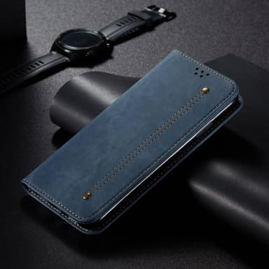 SKALO OnePlus Nord CE 2 Lite 5G Jeans Lompakkokotelo - Sininen