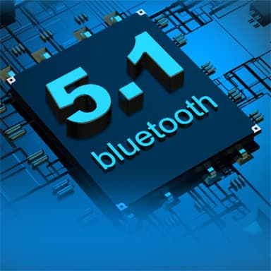 Langattomat urheilukuulokkeet Bluetooth 5.1 Musta