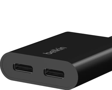 Belkin USB-C ääni ja latausadapterikaapeli (musta)