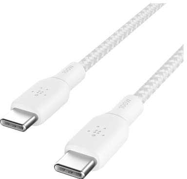 Belkin USB-C - USB-C 2.0 kaapeli (valkoinen)