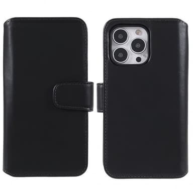 Nordic Covers iPhone 14 Pro Kotelo Essential Leather Raven Black