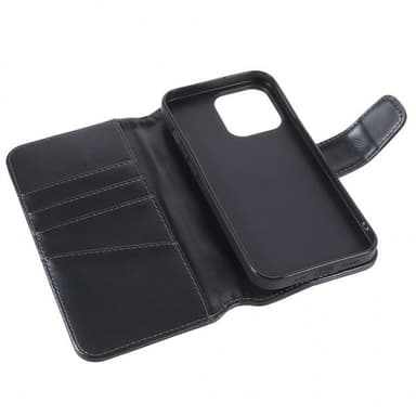 Nordic Covers iPhone 14 Pro Kotelo Essential Leather Raven Black