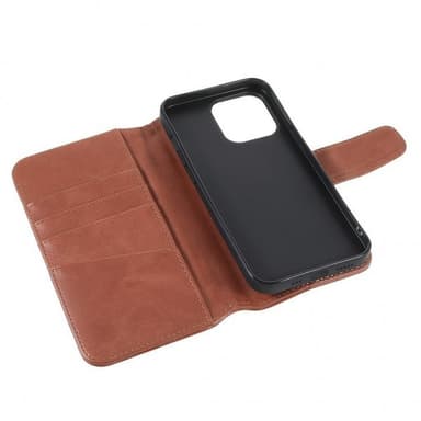 Nordic Covers iPhone 14 Pro Kotelo Essential Leather Maple Brown
