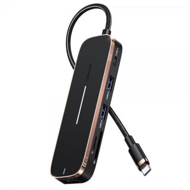 USAMS Adapterit US-SJ575 USB-C Hub