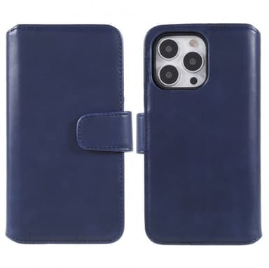 Nordic Covers iPhone 14 Pro Kotelo Essential Leather Heron Blue