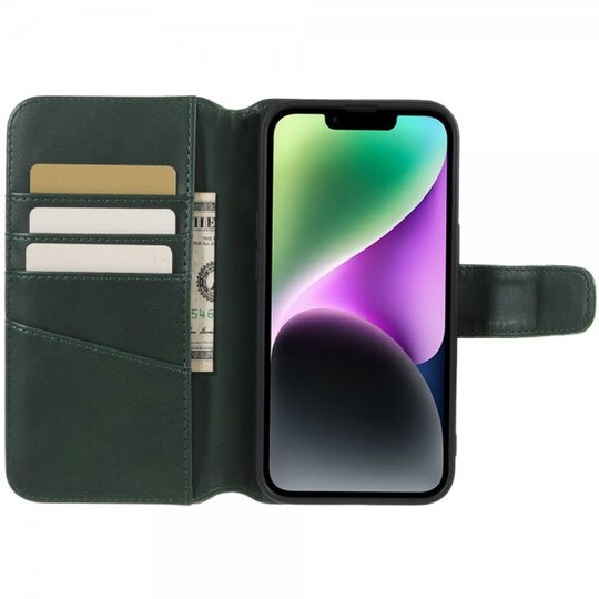 Nordic Covers iPhone 14 Kotelo Essential Leather Juniper Green