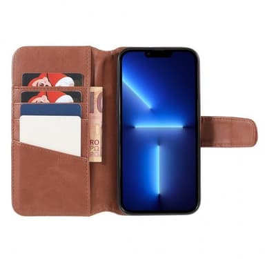 Nordic Covers iPhone 14 Pro Kotelo Essential Leather Maple Brown