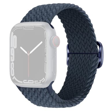SKALO Punottu -ranneke Apple Watch 38/40/41mm - Tummansininen