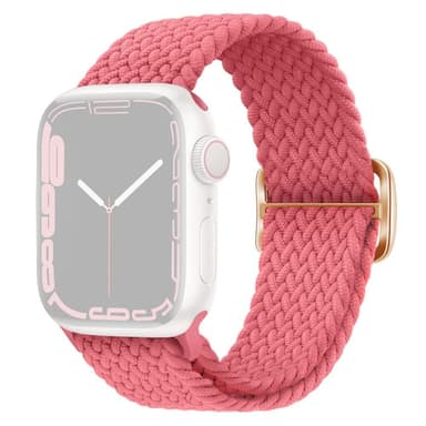 SKALO Punottu -ranneke Apple Watch 38/40/41mm - Pinkki