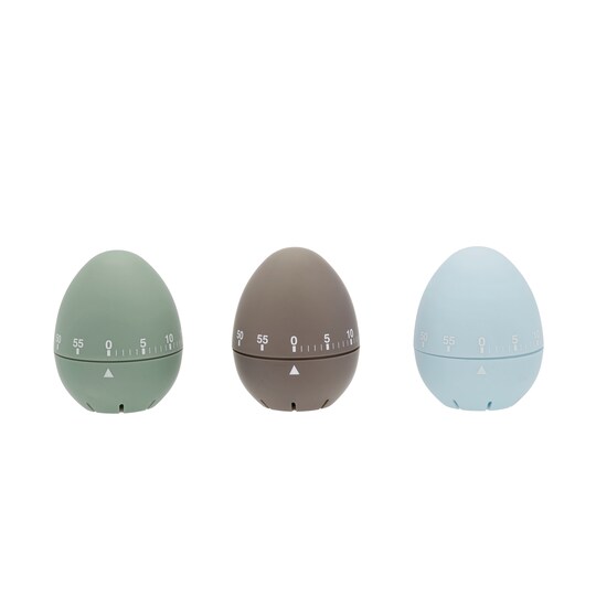 Egg timer 7 cm 3 assorted Plastic