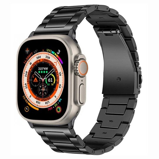 Ranneke BEAD Titaani Apple Watch Ultra (49mm)  - Musta