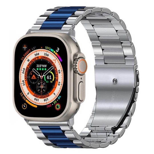ranneke ruostumatonta terästä Apple Watch Ultra (49mm) - Silverblue