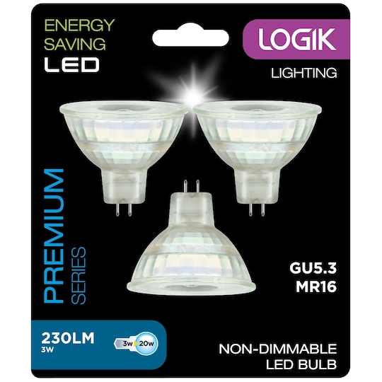 Logik LED-lamppu LL3GU5316