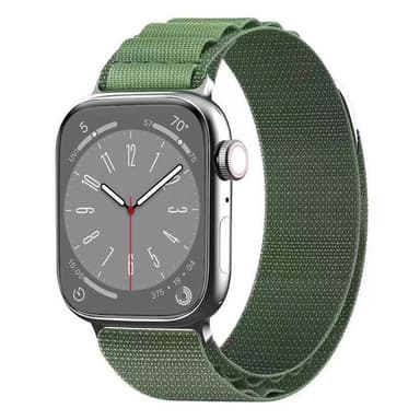 Artic Elastinen nailon ranneke Apple Watch 8 (41mm) - Army