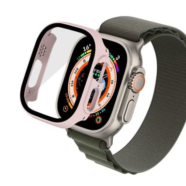 Kansi lasikuorella Apple Watch Ultra (49mm) - Vaaleanpunainen