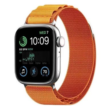 Artic Elastinen nailon ranneke Apple Watch SE 2022 (40mm) - Oranssi