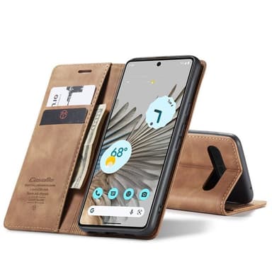 CaseMe Smart Magnet FlipCase Google Pixel 7 Pro - Ruskea