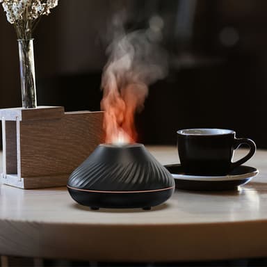 INF Flame Air Aroma Diffuser -kostutin Musta