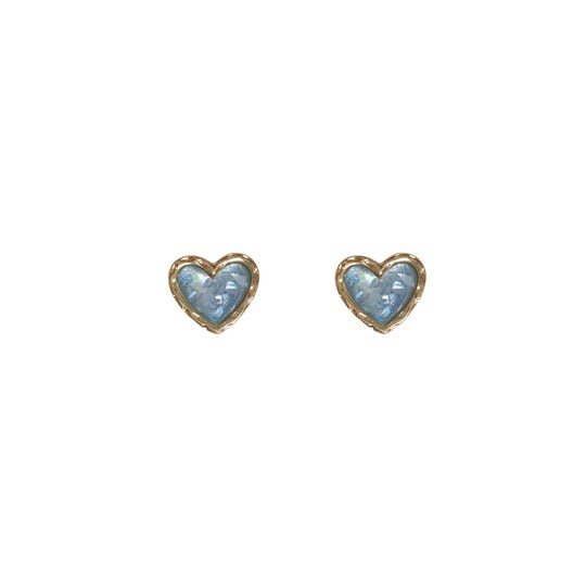 Sydänkorvakorut 1 pari Sininen