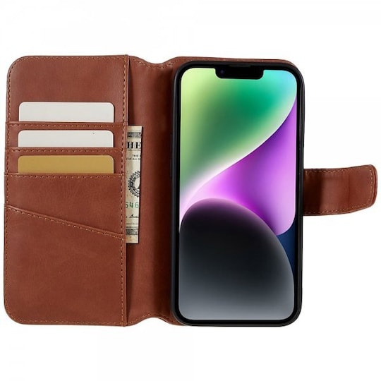 Nordic Covers iPhone 14 Plus Kotelo MagLeather Maple Brown
