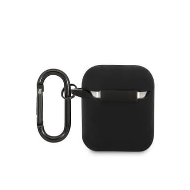 AMG AirPods 1/2 Kuori Liquid Silicone Musta