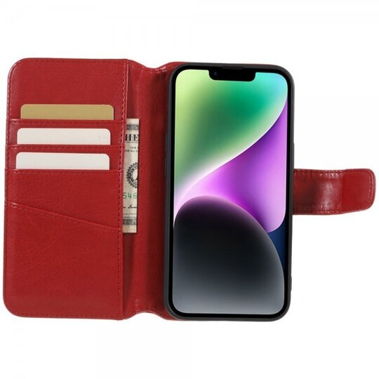 Nordic Covers iPhone 14 Plus Kotelo MagLeather Poppy Red