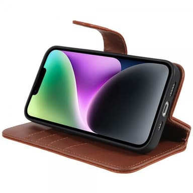 Nordic Covers iPhone 14 Plus Kotelo MagLeather Maple Brown
