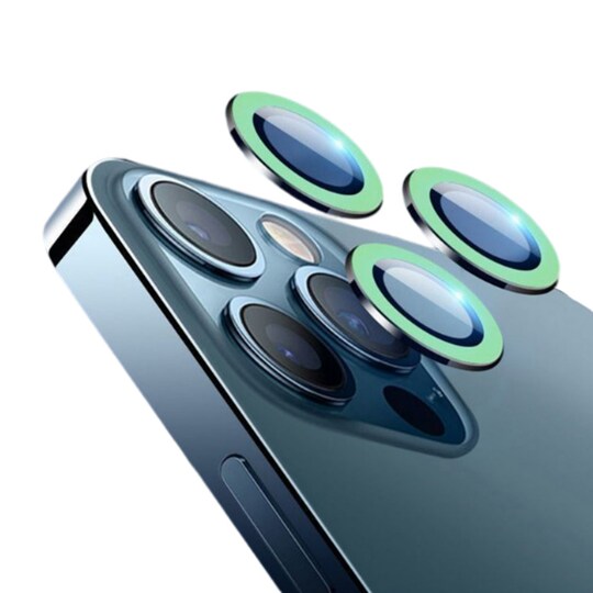Valoisa puhelimen kameran linssisuoja Vihreä iPhone14 