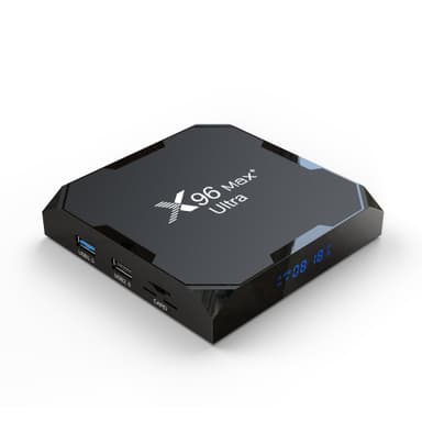 X96 Max Ultra TV Box Android 11.0 2.4G/5G Musta 4 GB+64 GB