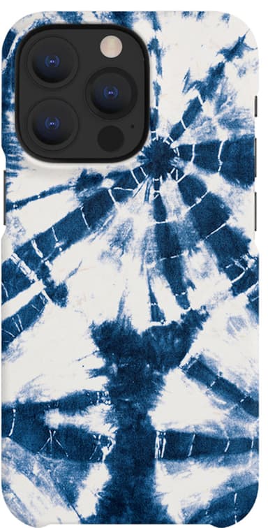 A Good Company iPhone 13 kova suojakuori (String Tie Dye Indigo)