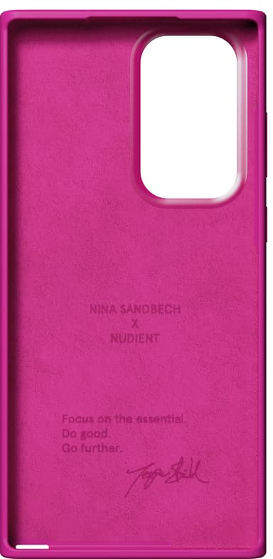 Nudient Bold Samsung S22 Ultra suojakuori (Nina pinkki)
