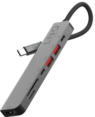 LINQ 7-in-1 Pro moniporttinen hubi