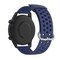 Kellon ranneke silikoni 22 mm Tummansininen S Samsung Galaxy Watch 46 mm/Watch 3 45 mm/Gear S3 Classic/S3 Frontier, Huawei Watch GT2, Garmin Vivoactive 4 45 mm/Venu 2 45 mm, Fossil Gen 5 Carlyle