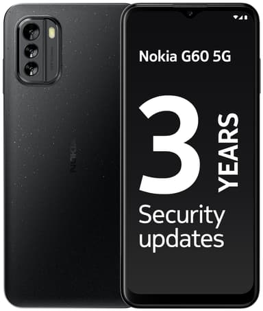 Nokia G60 5G älypuhelin 4/64 GB (musta)