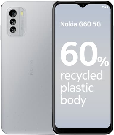 Nokia G60 5G älypuhelin 4/64 GB (harmaa)