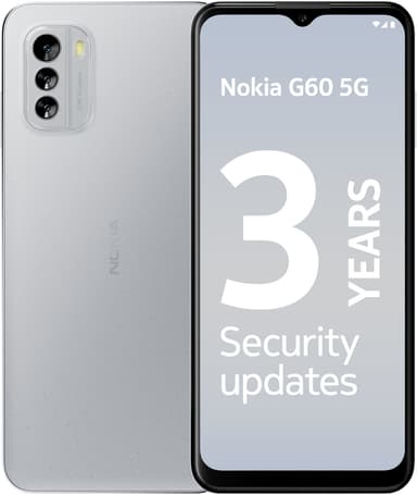 Nokia G60 5G älypuhelin 4/64 GB (harmaa)