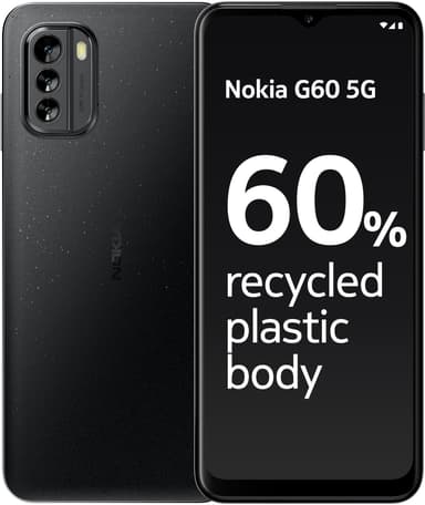 Nokia G60 5G älypuhelin 4/64 GB (musta)