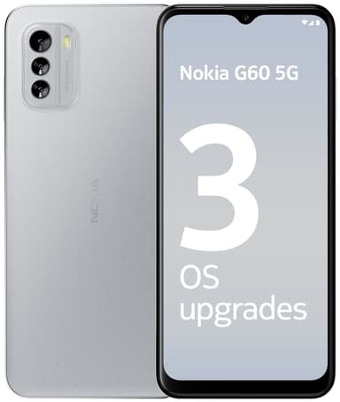 Nokia G60 5G älypuhelin 4/64 GB (harmaa)
